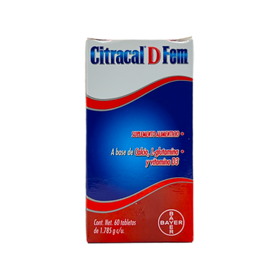 CITRACAL D 1.785 G C/ 60 TAB BAYER