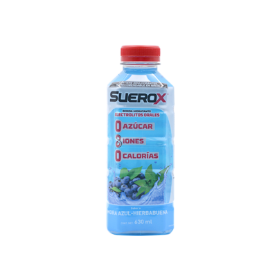 Serox 630 ml. Blueberry-mint flavor