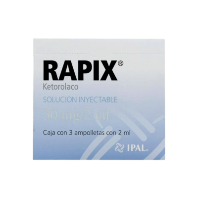 RAPIX SOL INY 30 MG C/ 3 AMP SENOSIAIN