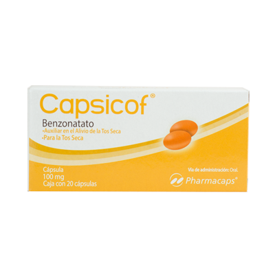 Capsicof 100 mg. 20 capsules