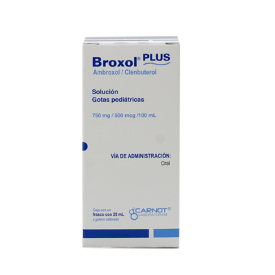 Broxol Plus gotas pediátricas 20 ml.