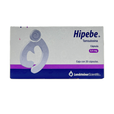 Hipebe 0.4 mg. 20 capsules