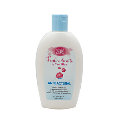 Candiflux antibacterial shampoo 250 ml.