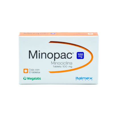 MINOPAC 100 MG C/ 12 CAP ITALMEX