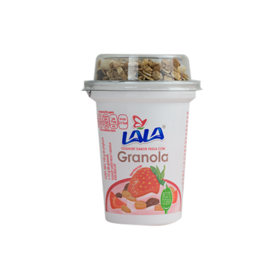 Lala Strawberry Yogurt with Granola 190 gr.