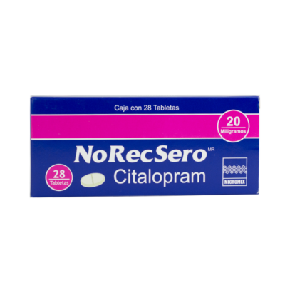 NoRecSero 20 mg. 28 tablets