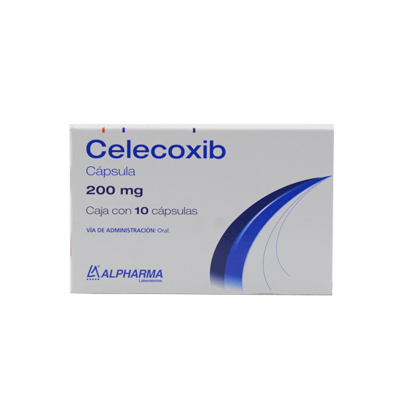 Celecoxib 200 mg. 10 capsules.