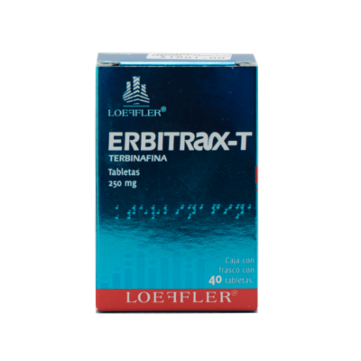 Erbitrax T 250 mg. 40 tablets