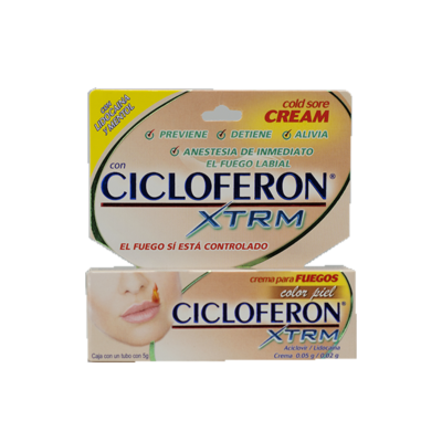 Cicloferon XTRM cream 5 gr. Skin color.
