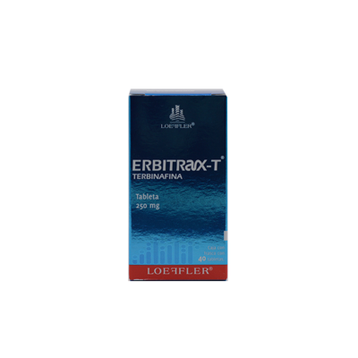 Erbitrax T 250 mg. 28 tablets