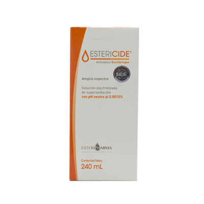 Estericide Oropharyngeal solution 240 ml.