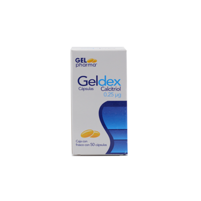 GELDEX 0.25 MCG C/ 50 CAP GELPHARMA