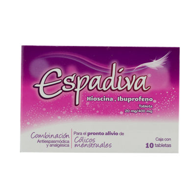 Espadiva 20 mg./400 mg. 10 tablets