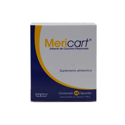 Mericart 500 mg. 60 capsules