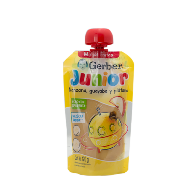 Gerber Junior Pouch Apple, Guava and Banana 120 gr.