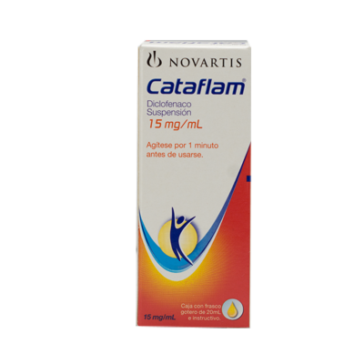 Cataflam 15mg. Oral drops 20 ml.