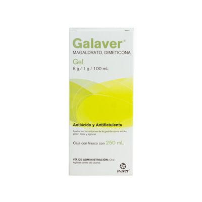 GALAVER 8/1G/100 ML C/ 250 ML GEL MAVER