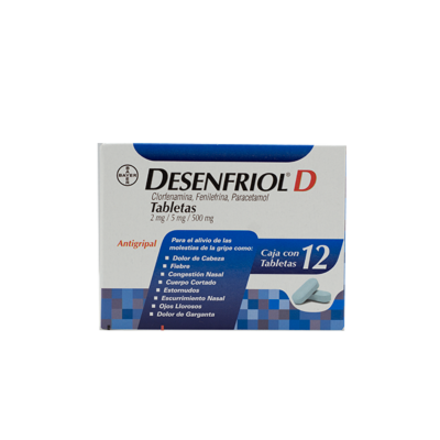 Desenfriol D 12 tablets