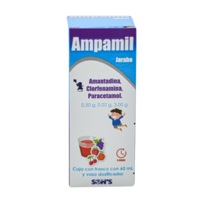 Ampamil 500 mg./20 mg./3 gr. Syrup 60 ml.