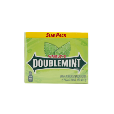 CHICLE DOUBLEMINT SLIM PACK 15 S WRIGLEY S
