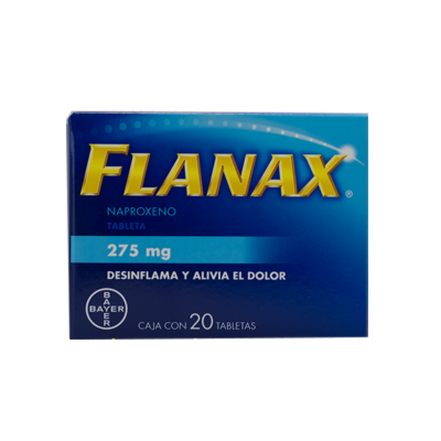 Flanax 275mg. 20 tablets