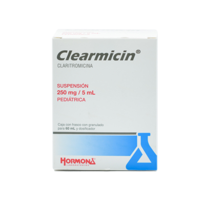 Clearmicin pediatric suspension 60 ml.
