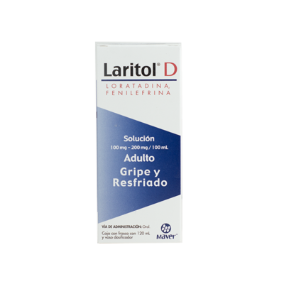 Laritrol D syrup 120 ml.