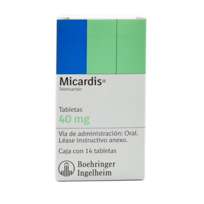 Micardis 40mg. 14 tablets