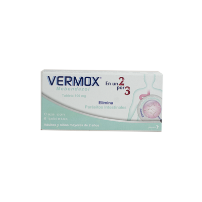 Vermox 1 mg oral 6 tablets
