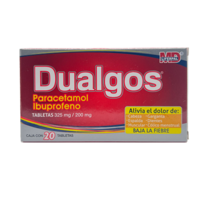Dualgos 325 mg./200 mg. 20 tablets