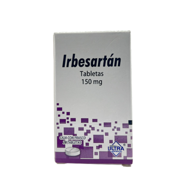 Irbesartan 150 mg. 28 tablets