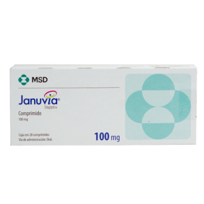 Januvia 100mg. 28 tablets