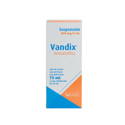 AMOXICILINA VANDIX 250/5 Mg/ml C/ 75 ML SUSP WANDEL