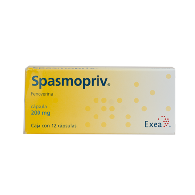Spasmopriv 200mg. 12 capsules