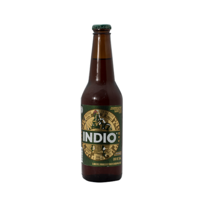 Indio Beer 355 ml. Bottle.