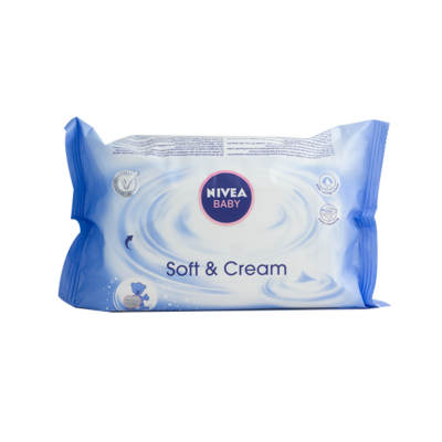 Nivea Baby Soft & Cream Wet Wipes 63 pcs.