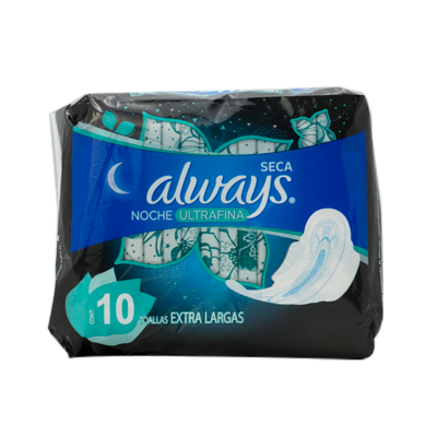 Always Night Ultrafine Towels with Wings 10 pcs.