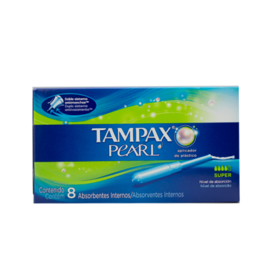 Tampax Pearl Super Tampons 8 ct.