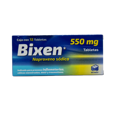 Bixen 550mg. 12 tablets