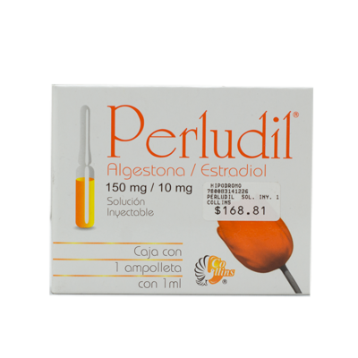 Perludil 150 mg./10 mg. 1 vial