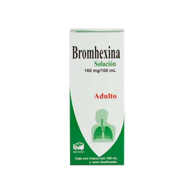 BROMHEXINA ADULTO 160/100 Mg/ml C/ 100 ML SUSP BIOMEP