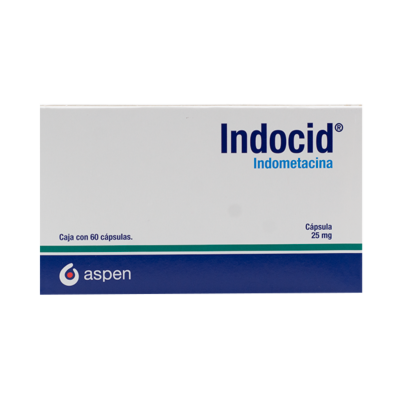 Indocid 25mg. 60 capsules