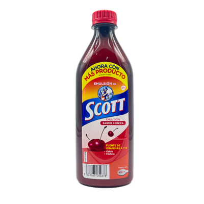 Scott emulsion 369 ml. cherry flavor