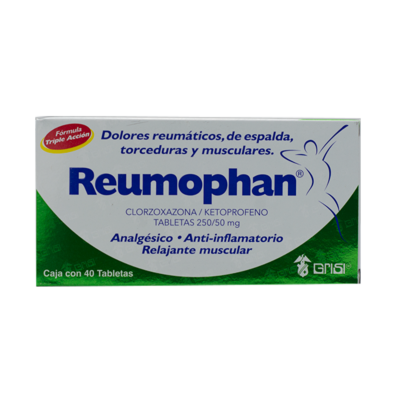 Rheumophan 250mg/50mg. 40 tablets