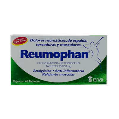 Rheumophan 250mg/50mg. 40 tablets