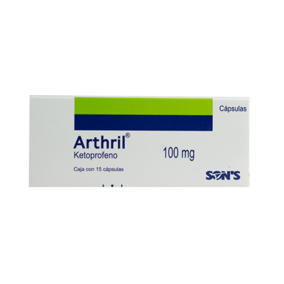 Arthril 100mg. 15 capsules.