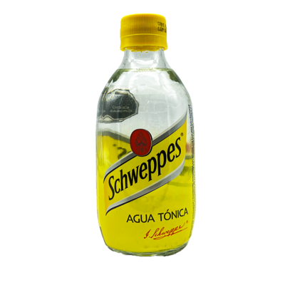 Schweppes Tonic Water 296 ml. Glass.