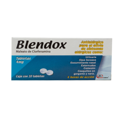 Blendox 4mg. 20 tablets