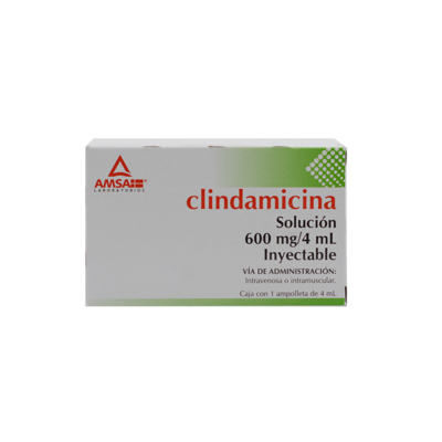 Clindamicina 600 mg./4 ml. 1 vial