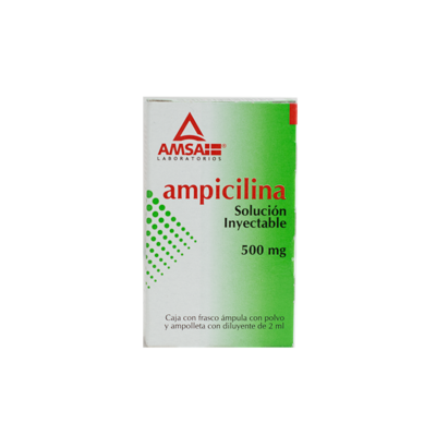 Ampicillin 500 mg. 1 vial